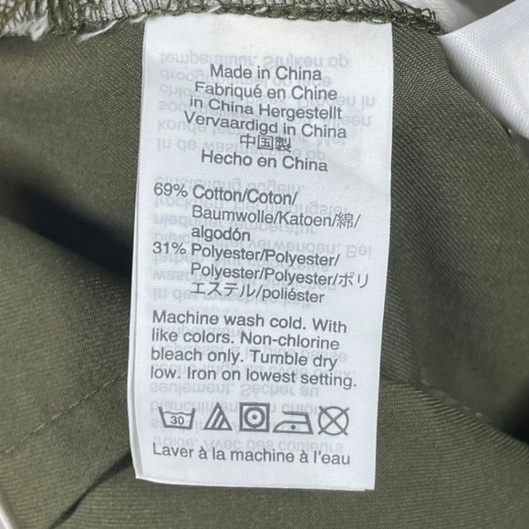 NEW J Crew Pants Womens 2 green wide leg preppy classic casual - Picture 6 of 9